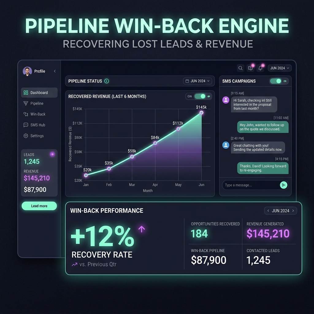 EchoChase Dashboard Mockup